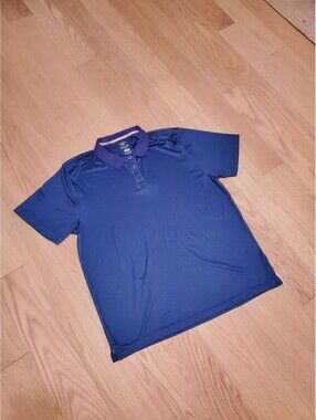 LEG3ND Golf Blue Polo Shirt XL